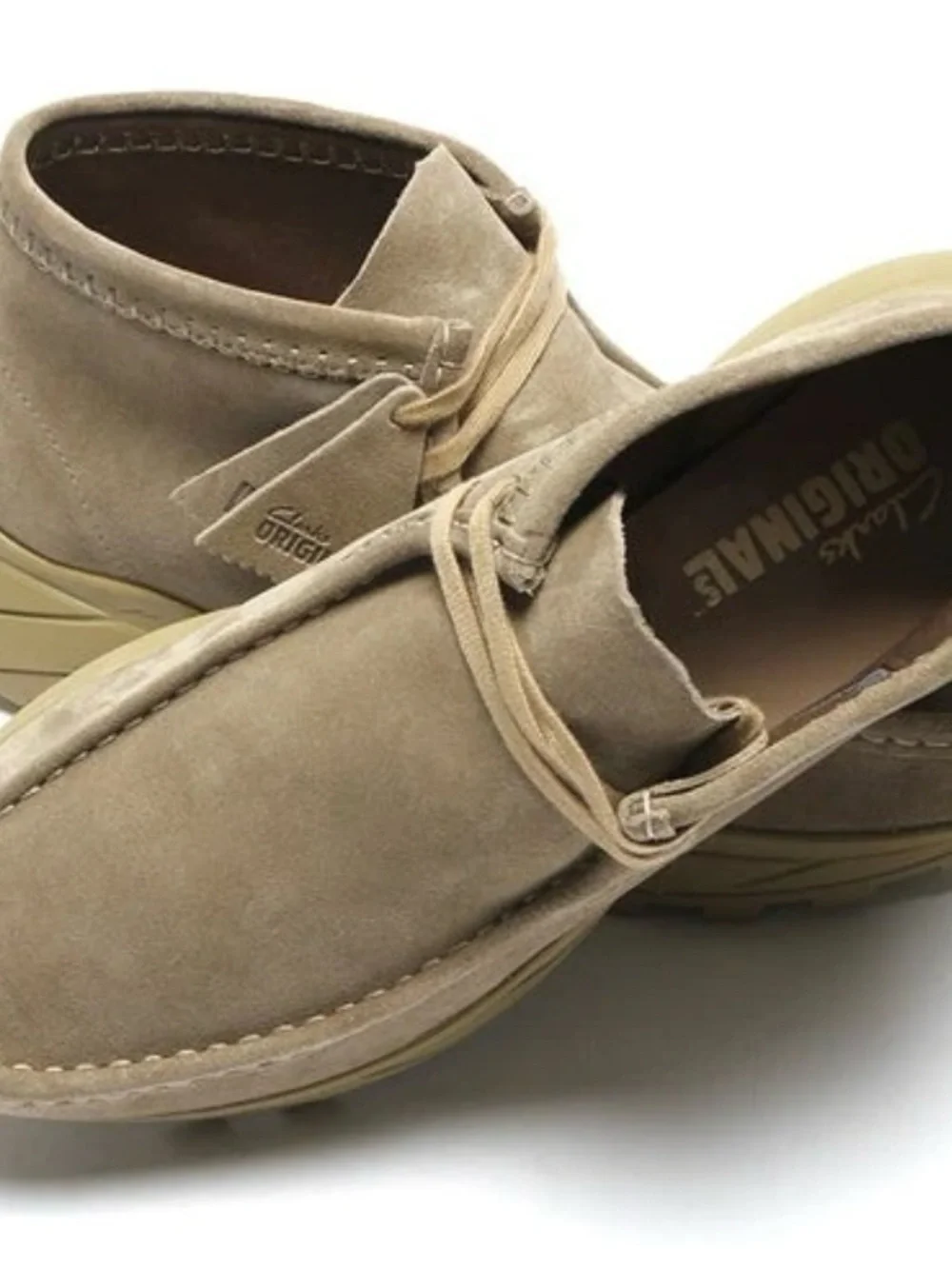 Clarks Originals Wallabee Eden Vibram Dark Sand Suede 26178177 Men's Sz 9.5
